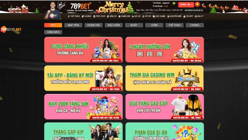 Các sự kiện khuyến mãi 789Bet hot nhất