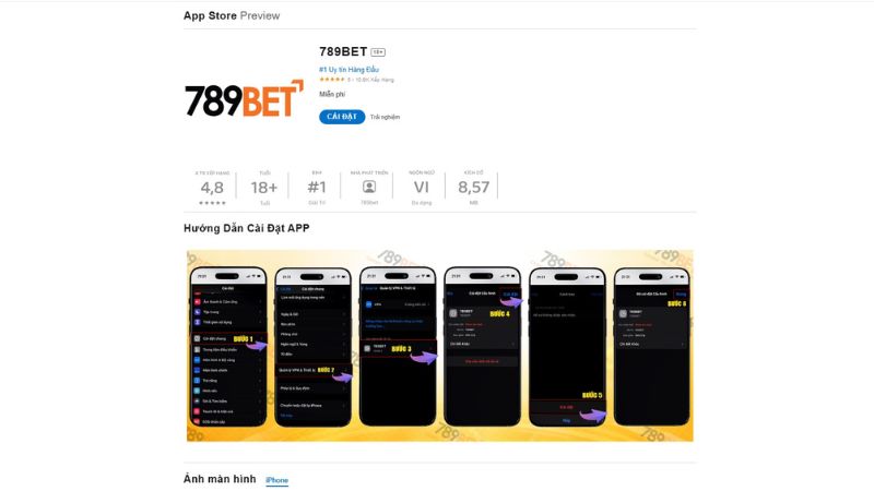 Quy trình tải App 789Bet đơn giản, dễ dàng